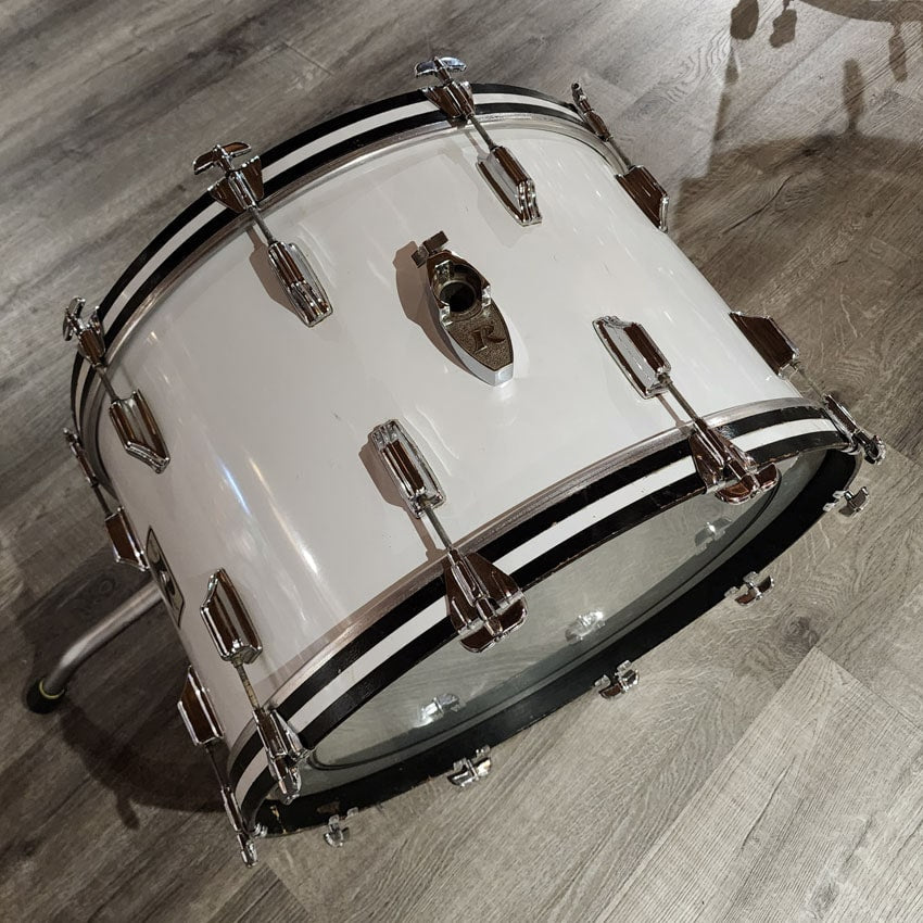 Used Rogers Big R 1970s 6pc Drum Set White - Good - Drum Center Of Portsmouth