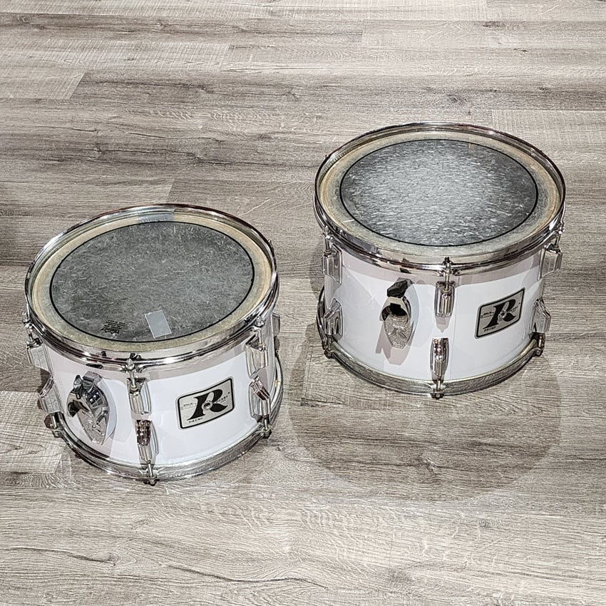 Used Rogers Big R 1970s 6pc Drum Set White - Good - Drum Center Of Portsmouth