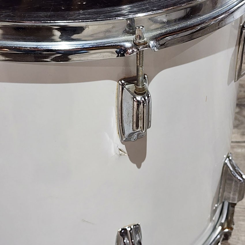 Used Rogers Big R 1970s 6pc Drum Set White - Good - Drum Center Of Portsmouth