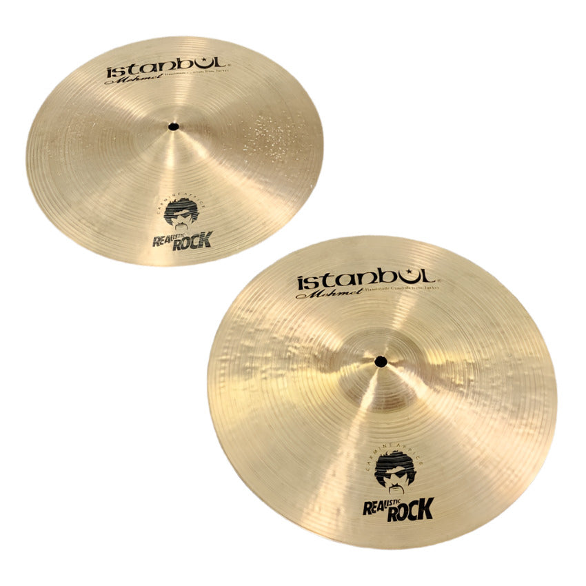 Used Istanbul Mehmet Realistic Rock Hi Hats 14" 1098/1486 grams - Very Good - Drum Center Of Portsmouth