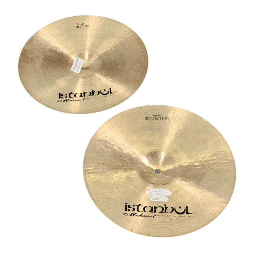 Used Istanbul Mehmet Realistic Rock Hi Hats 14" 1098/1486 grams - Very Good - Drum Center Of Portsmouth