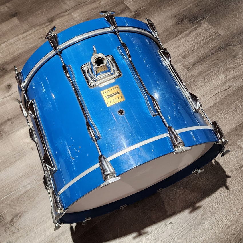 Used Yamaha Rock Tour 5pc Drum Set Cobalt Blue MIJ - Good - Drum Center Of Portsmouth