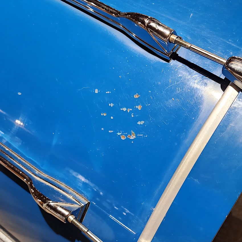 Used Yamaha Rock Tour 5pc Drum Set Cobalt Blue MIJ - Good - Drum Center Of Portsmouth