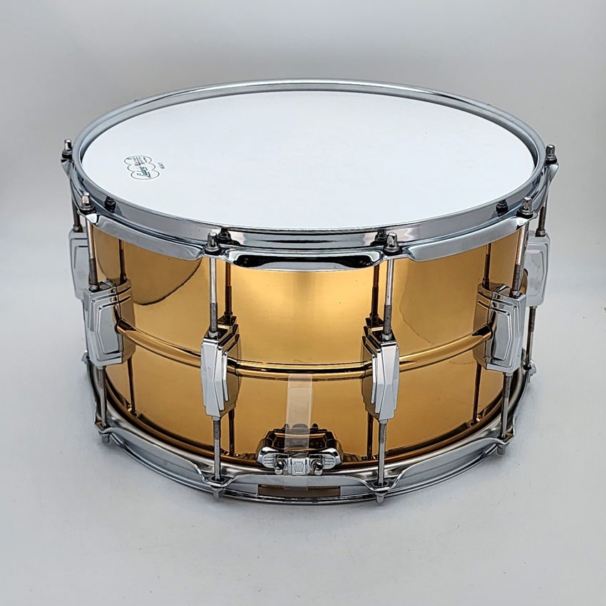 Used Ludwig Bronze Phonic Snare Drum 14x8 - Very Good - Drum Center Of Portsmouth