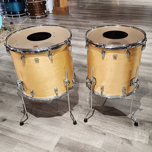 Used Ludwig Classic Maple Bonham Drum Set Natural Gloss - Good - Drum Center Of Portsmouth