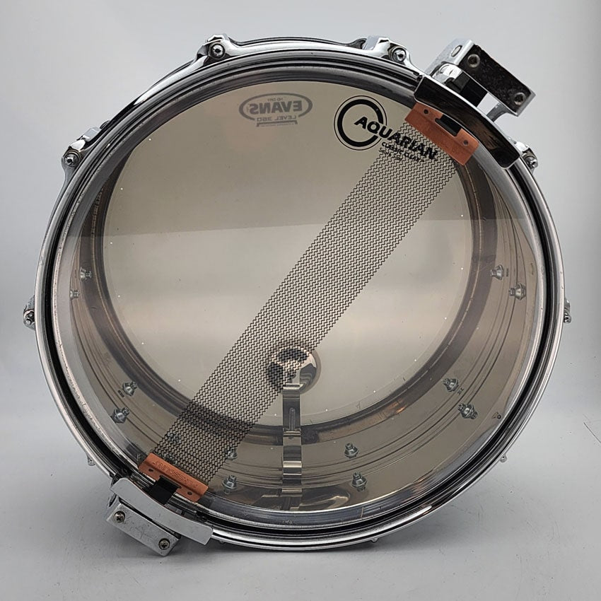 Used Pearl Professional Series Steel Snare Drum 14x6.5 MIJ - Good - Drum Center Of Portsmouth