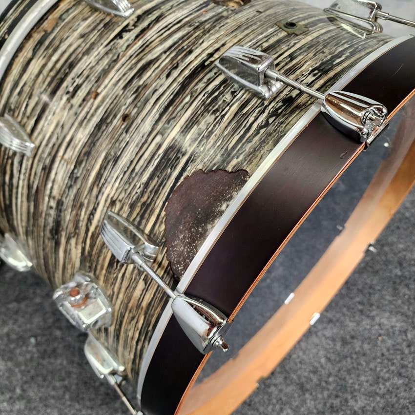 Used Vintage Ludwig '60s Drum Set Black Oyster - Poor - Drum Center Of Portsmouth