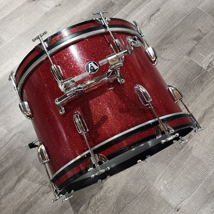 Used A 5pc Drum Set Red Sparkle - Good - Drum Center Of Portsmouth