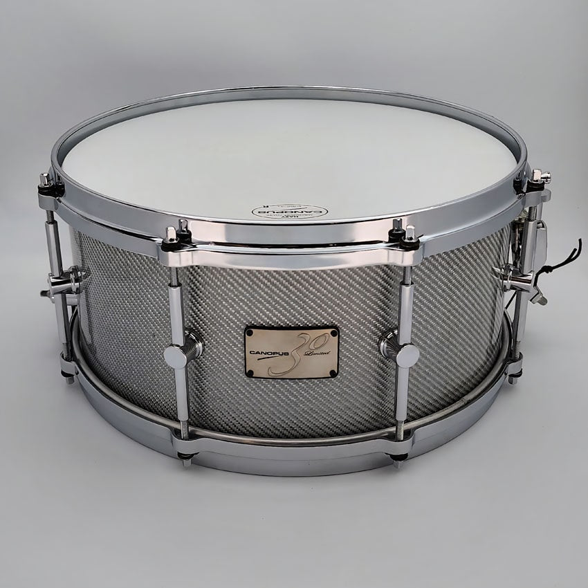 Used Canopus Limited Edition Glass Fiber Snare Drum 14x6.5 - Very Good - Drum Center Of Portsmouth