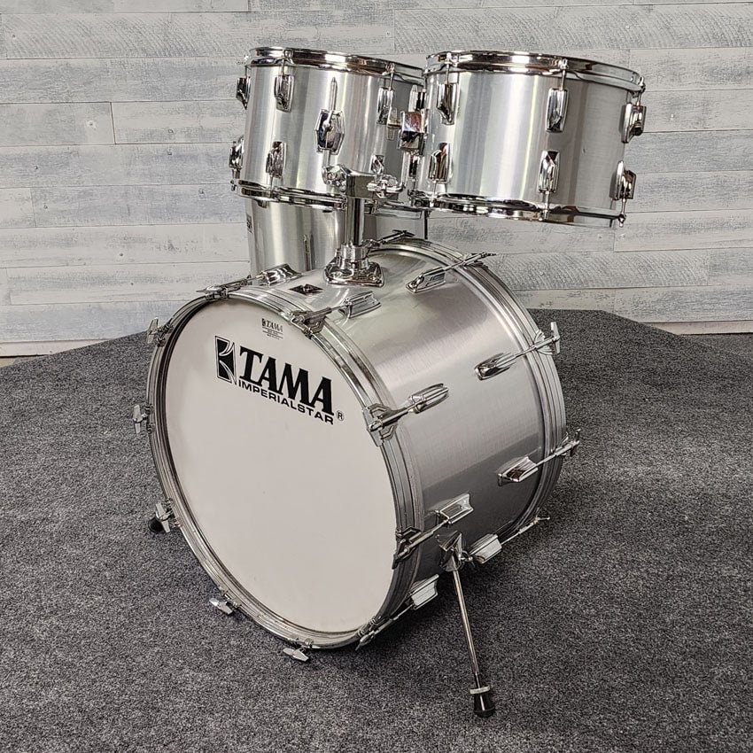 【 スターリングシルバー・ジャムポット 】　20世紀前期　ウェブスター社 Used Vintage Tama 4pc Imperialstar Drum Set Hairline Chrome - Very Goo