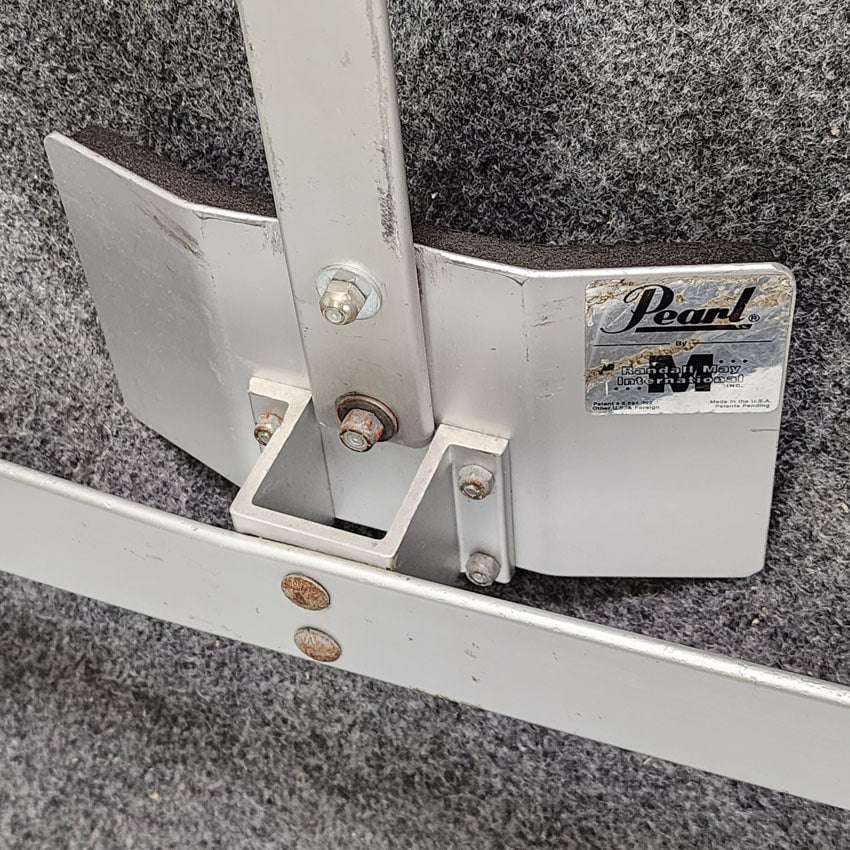 Used Pearl Marching Percussion Quad Tenor Drums w/Carrier - Fair - Drum Center Of Portsmouth