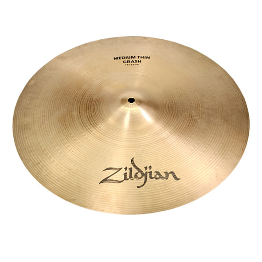 Used Zildjian A Medium Thin Crash 17" - Good - Drum Center Of Portsmouth