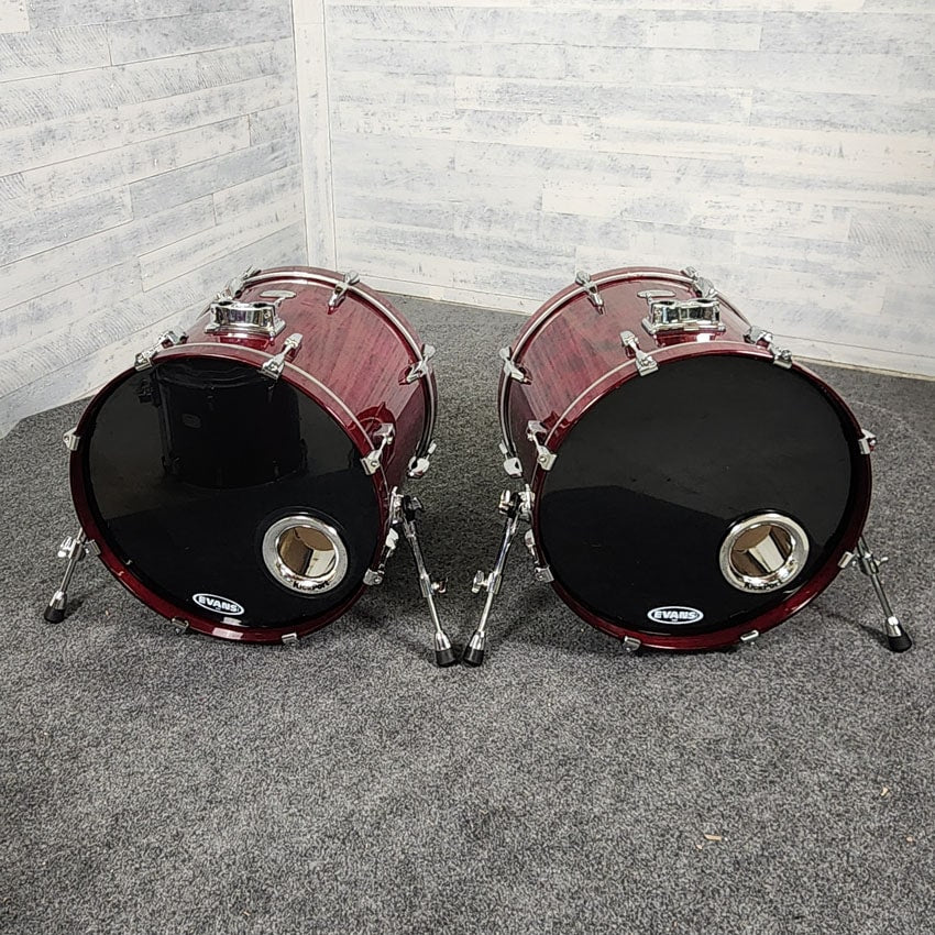 Used Pearl Session Studio 11pc Drum Set Wine Red - Good - Drum Center Of Portsmouth