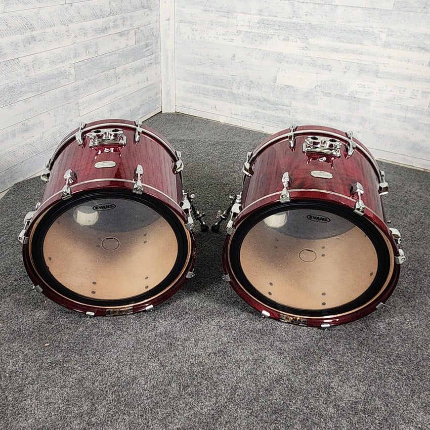Used Pearl Session Studio 11pc Drum Set Wine Red - Good - Drum Center Of Portsmouth