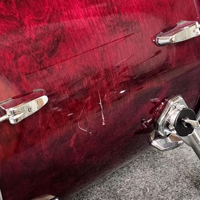 Used Pearl Session Studio 11pc Drum Set Wine Red - Good - Drum Center Of Portsmouth
