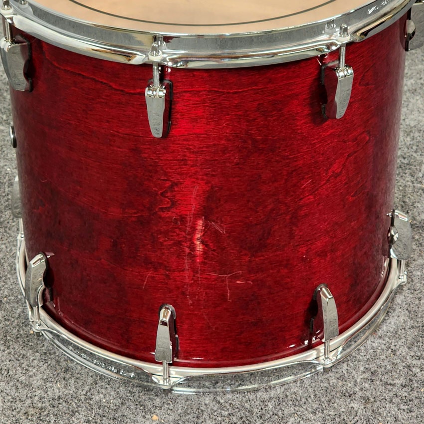 Used Pearl Session Studio 11pc Drum Set Wine Red - Good - Drum Center Of Portsmouth