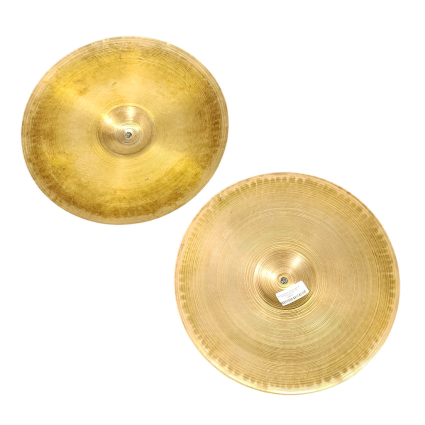 Used Vintage Zildjian Trans Stamp Hi Hat Cymbals 14" 561/790 grams - Very Good - Drum Center Of Portsmouth
