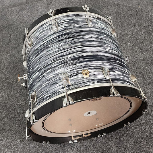 Used Ludwig Classic Maple 4pc Drum Set Vintage Black Oyster - Fair - Drum Center Of Portsmouth