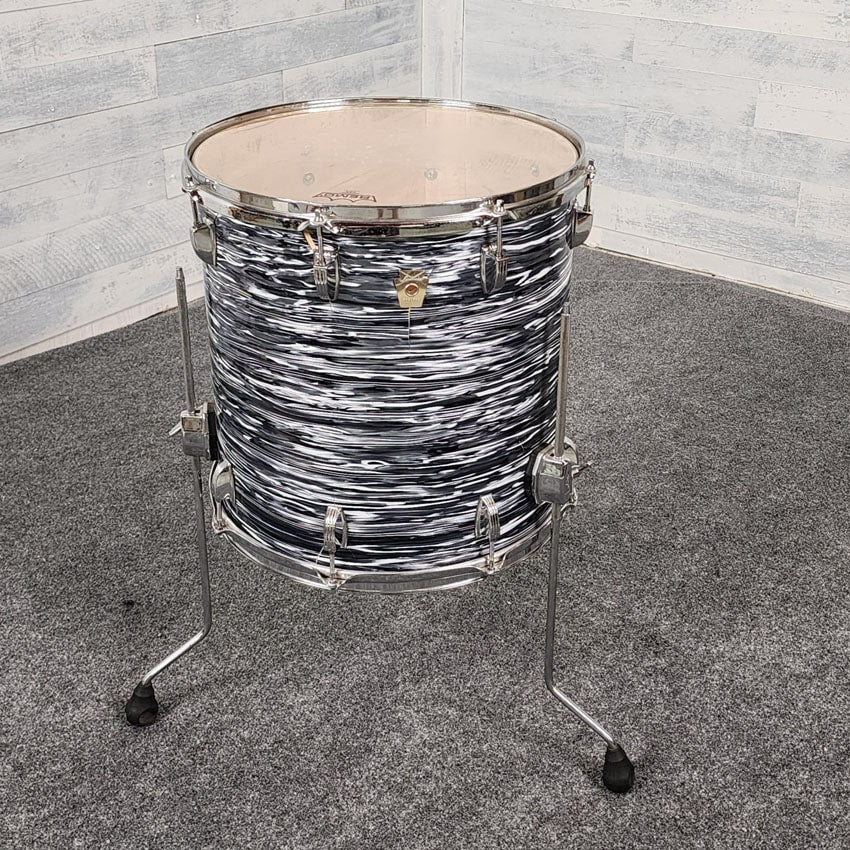 Used Ludwig Classic Maple 4pc Drum Set Vintage Black Oyster - Fair - Drum Center Of Portsmouth