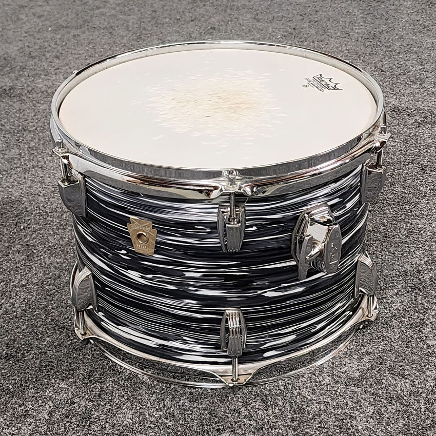 Used Ludwig Classic Maple 4pc Drum Set Vintage Black Oyster - Fair - Drum Center Of Portsmouth