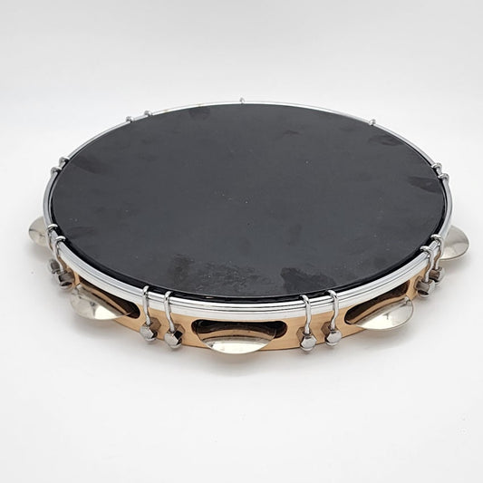 Used LP Wood Pandeiro w/Synthetic Head 12" - Fair - Drum Center Of Portsmouth