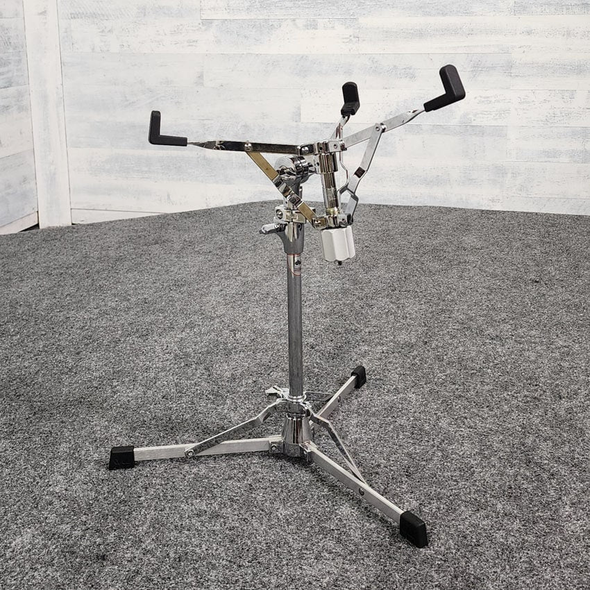 Used DW Flat Base Snare Drum Stand Single Braced - Very Good - Drum Center Of Portsmouth
