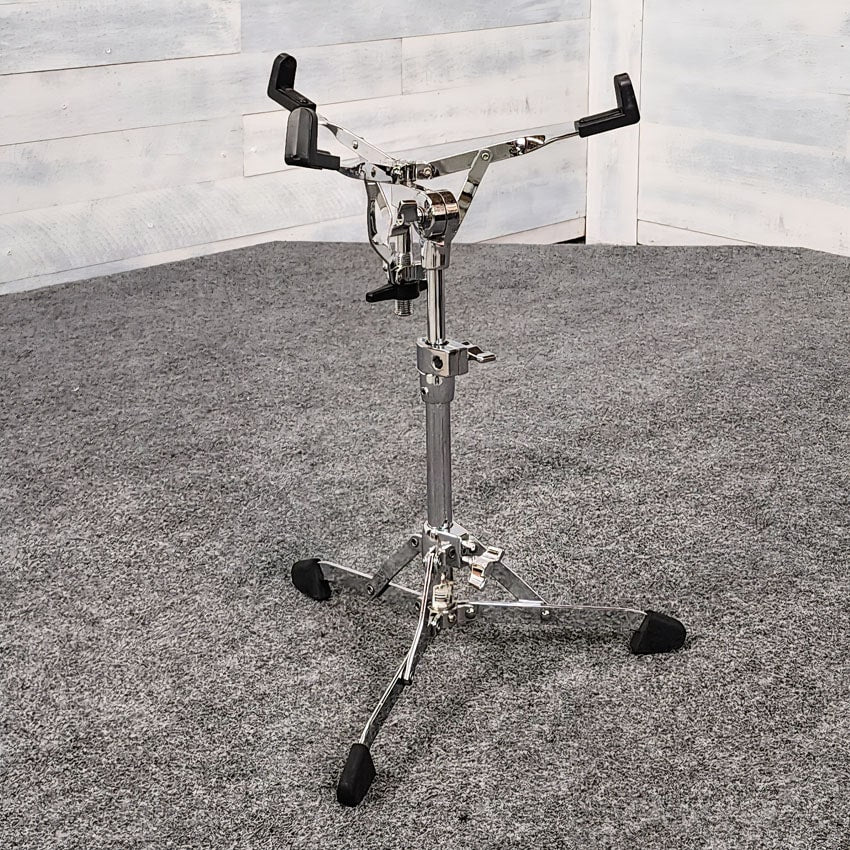 Used Gibraltar Single Braced Flat Base Snare Drum Stand - Very Good - Drum Center Of Portsmouth