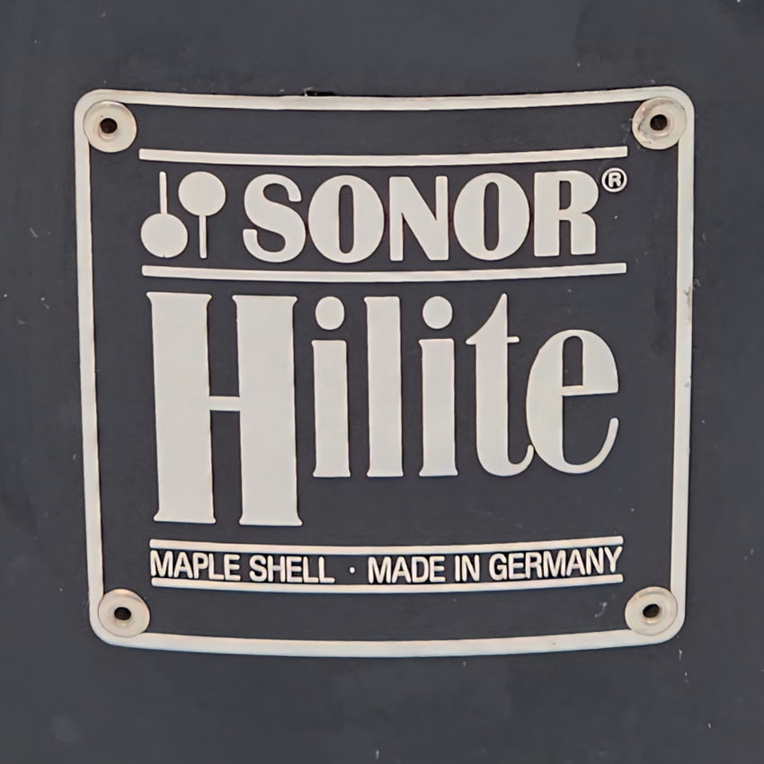 Used Sonor HiLite 4pc Drum Set Black - Good - Drum Center Of Portsmouth