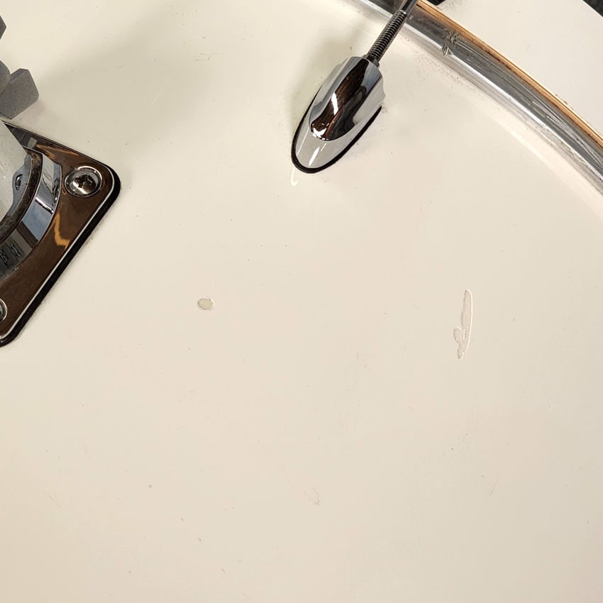 Used Yamaha Stage Custom 5pc Drum Set Pure White - Good - Drum Center Of Portsmouth