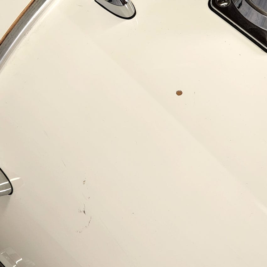 Used Yamaha Stage Custom 5pc Drum Set Pure White - Good - Drum Center Of Portsmouth