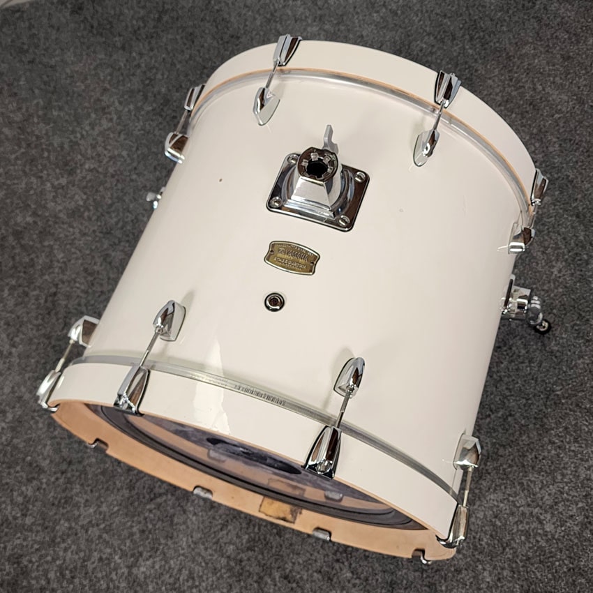 Used Yamaha Stage Custom 5pc Drum Set Pure White - Good - Drum Center Of Portsmouth