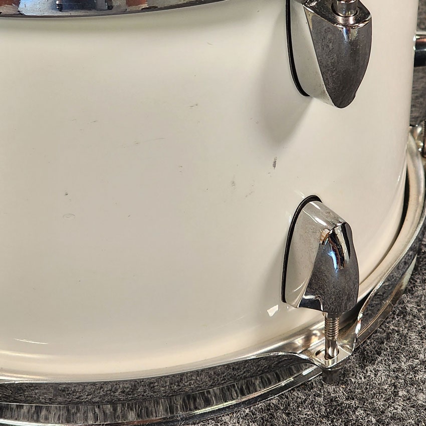 Used Yamaha Stage Custom 5pc Drum Set Pure White - Good - Drum Center Of Portsmouth