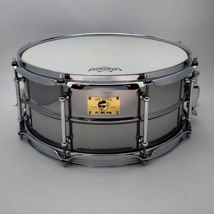 Used Pork Pie Pig Iron Snare Drum 14x6.5 - Very Good - Drum Center Of Portsmouth