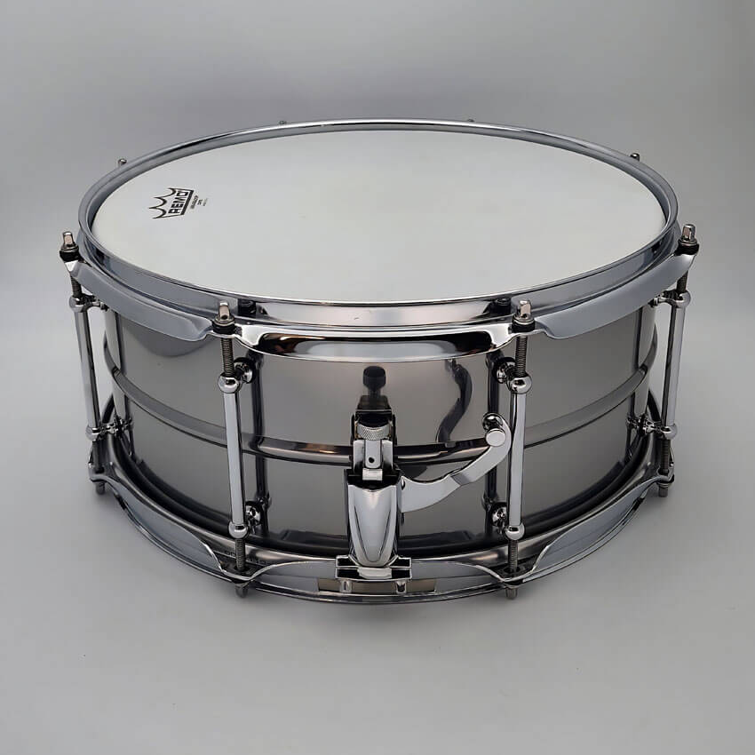 Used Pork Pie Pig Iron Snare Drum 14x6.5 - Very Good - Drum Center Of Portsmouth