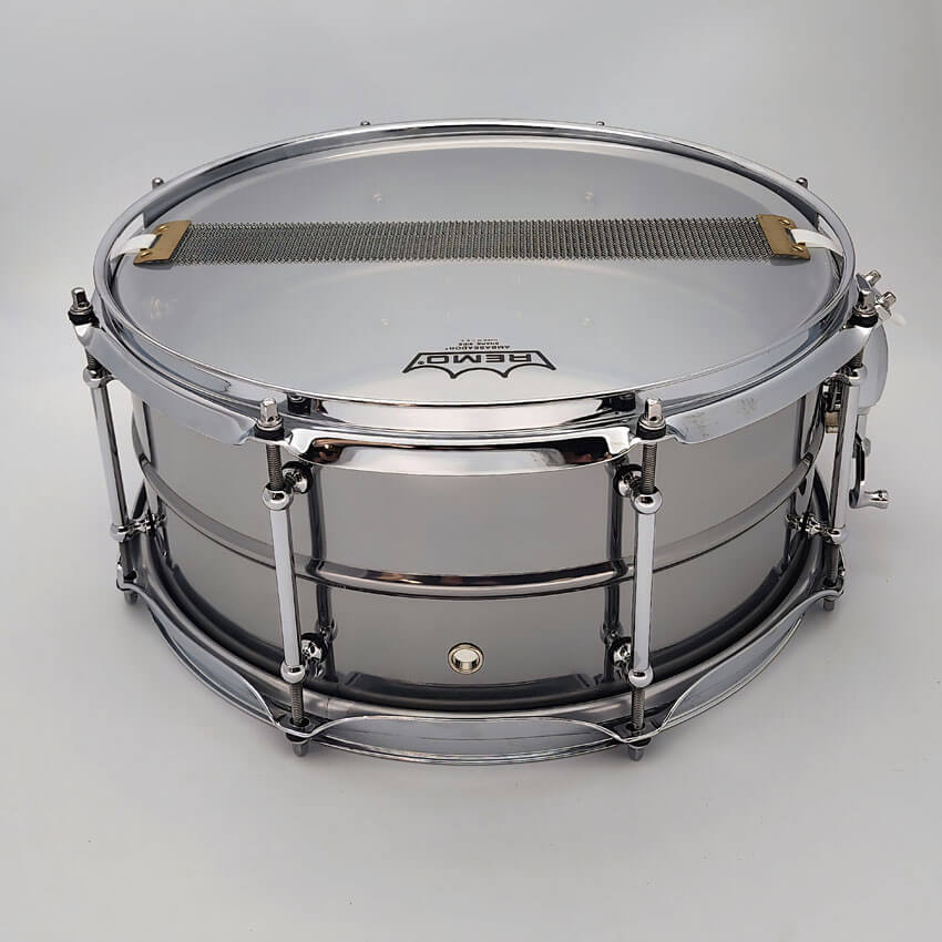 Used Pork Pie Pig Iron Snare Drum 14x6.5 - Very Good - Drum Center Of Portsmouth