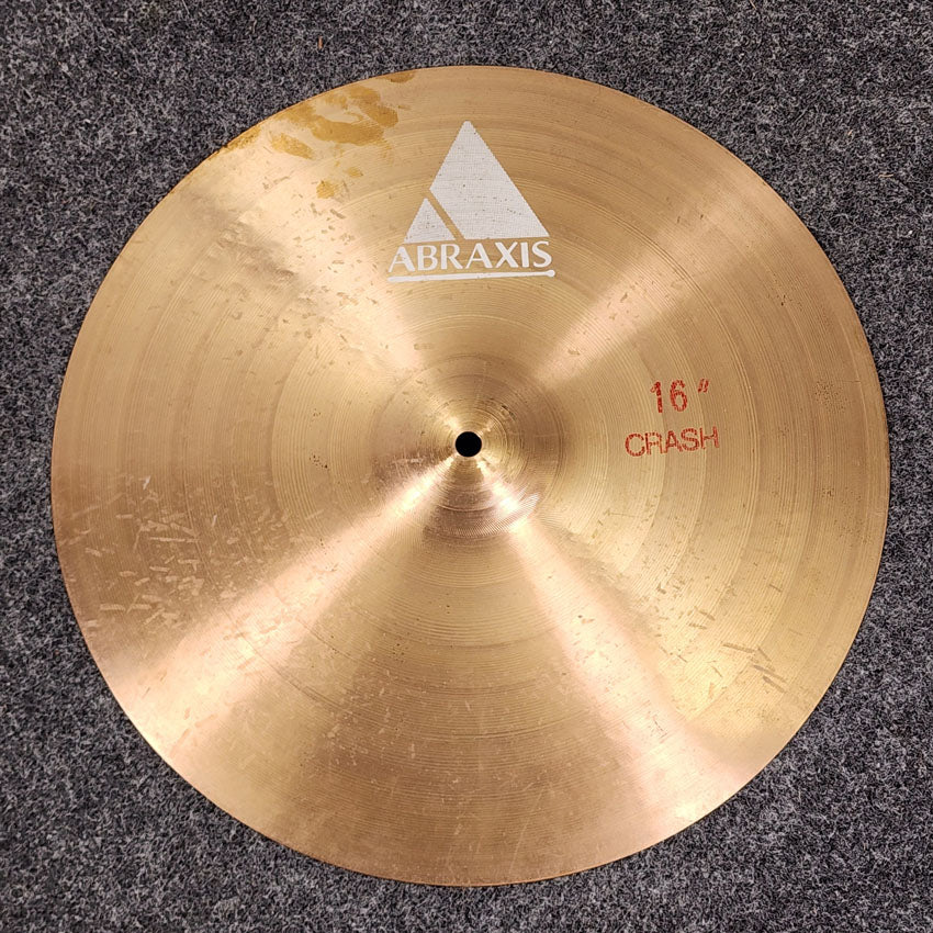 Used Abraxis Crash Cymbal 16" - Good - Drum Center Of Portsmouth