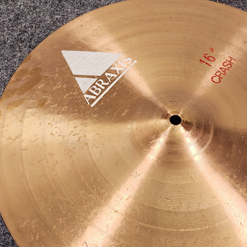 Used Abraxis Crash Cymbal 16" - Good - Drum Center Of Portsmouth