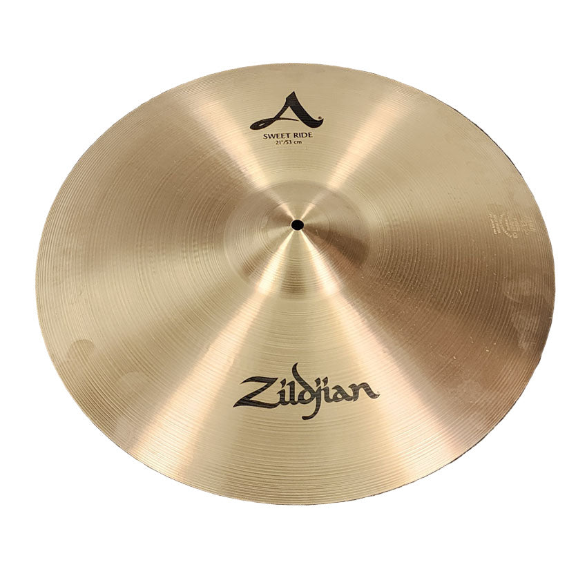 Used Zildjian A Sweet Ride Cymbal 21" - Very Good - Drum Center Of Portsmouth