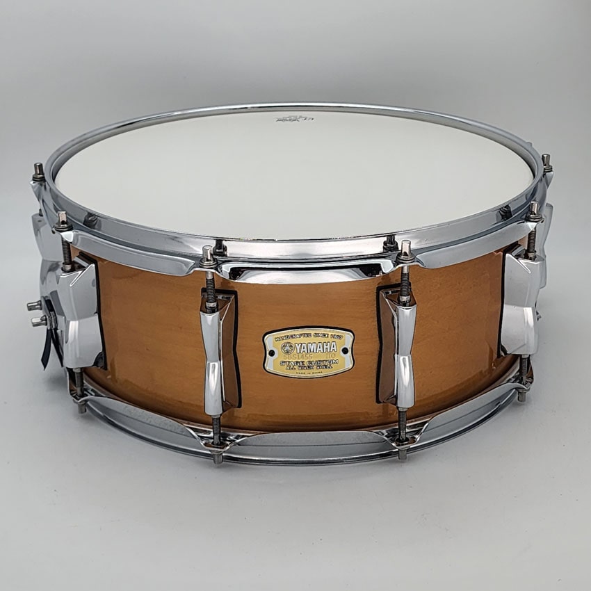 Used Yamaha Stage Custom Snare Drum 14x5.5 Natural Wood - Very Good - Drum Center Of Portsmouth