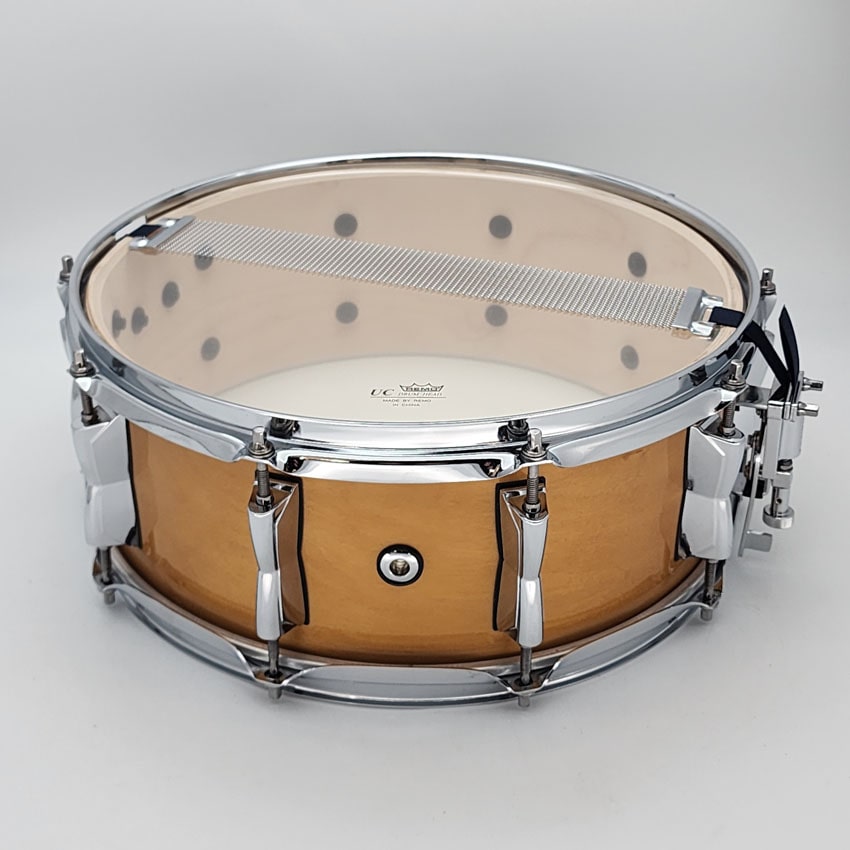 Used Yamaha Stage Custom Snare Drum 14x5.5 Natural Wood - Very Good - Drum Center Of Portsmouth