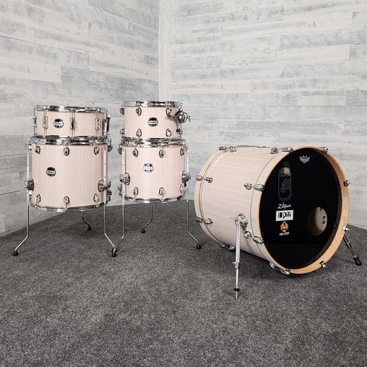 Used Mapex Mars 5pc Crossover Drum Set Bonewood - Very Good - Drum Center Of Portsmouth