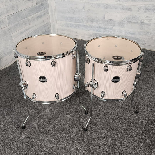 Used Mapex Mars 5pc Crossover Drum Set Bonewood - Very Good - Drum Center Of Portsmouth