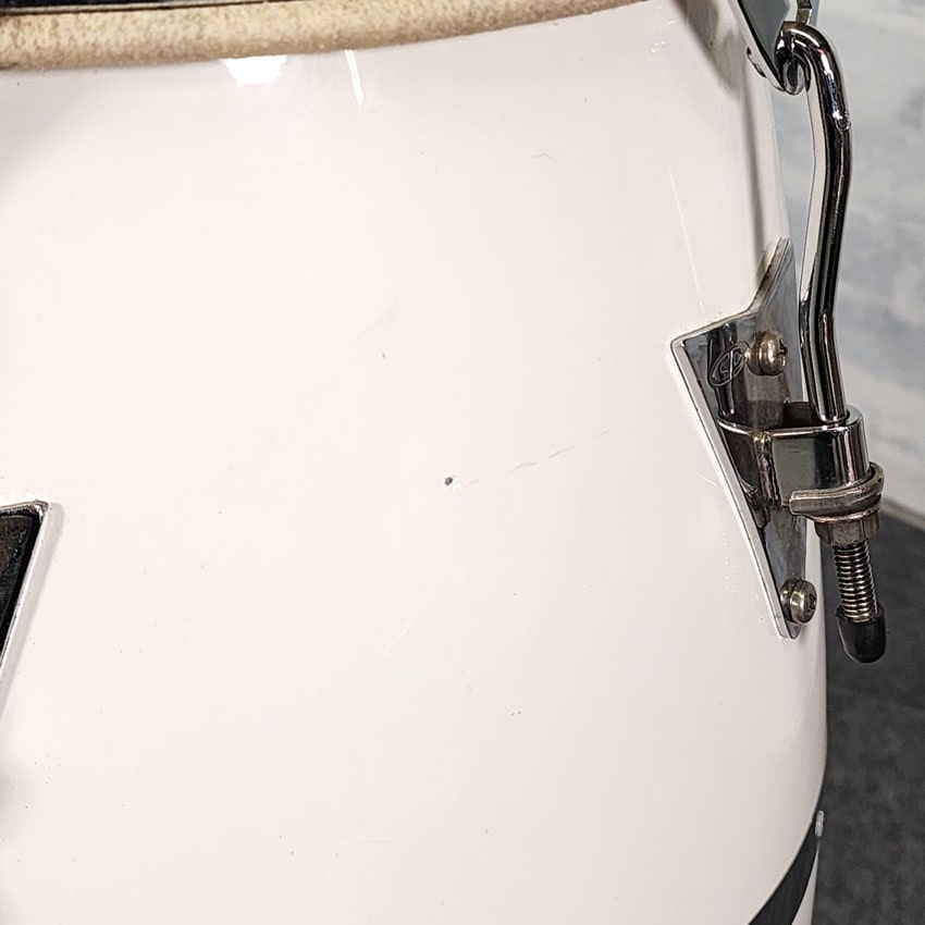 Used CP Cosmic Percussion Fiberglass Conga Pair 10" & 11" w/Stand - Good - Drum Center Of Portsmouth