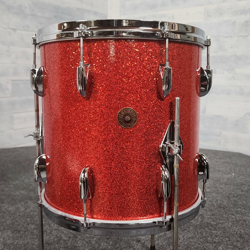 Used Vintage Gretsch Progressive Jazz Drum Set 1960s Tangerine - Very Good - Drum Center Of Portsmouth