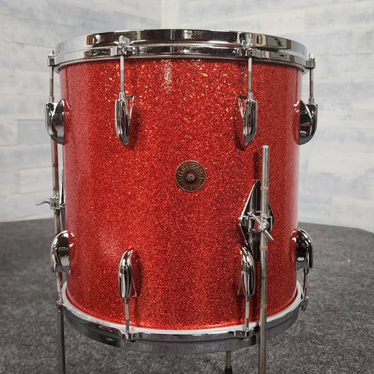 Used Vintage Gretsch Progressive Jazz Drum Set 1960s Tangerine - Very Good - Drum Center Of Portsmouth