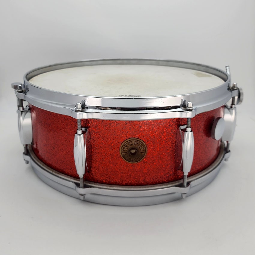 Used Vintage Gretsch Progressive Jazz Drum Set 1960s Tangerine - Very Good - Drum Center Of Portsmouth