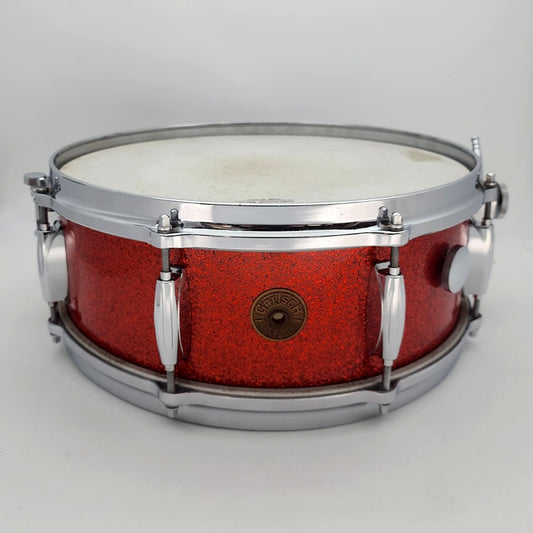 Used Vintage Gretsch Progressive Jazz Drum Set 1960s Tangerine - Very Good - Drum Center Of Portsmouth