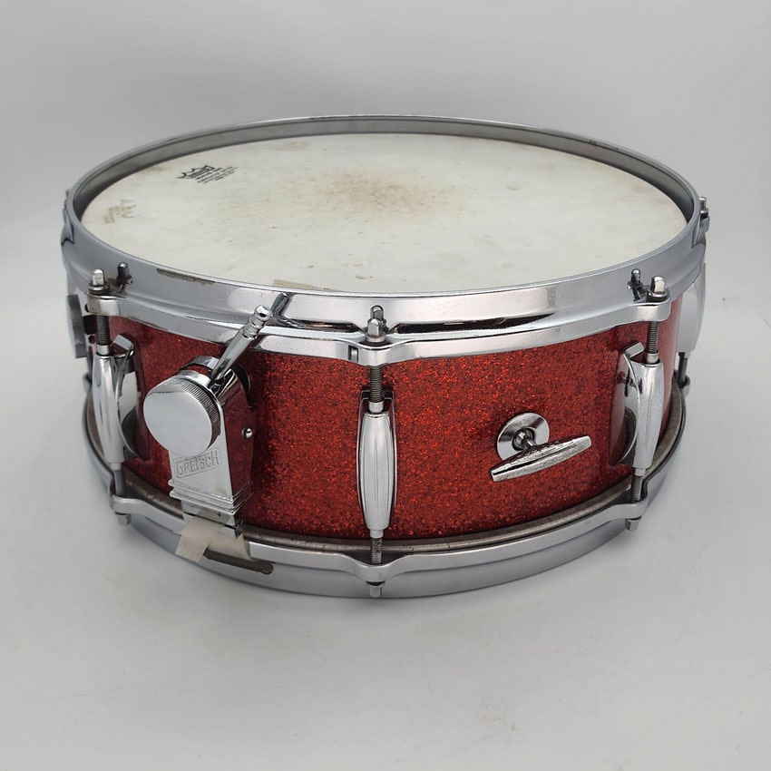 Used Vintage Gretsch Progressive Jazz Drum Set 1960s Tangerine - Very
