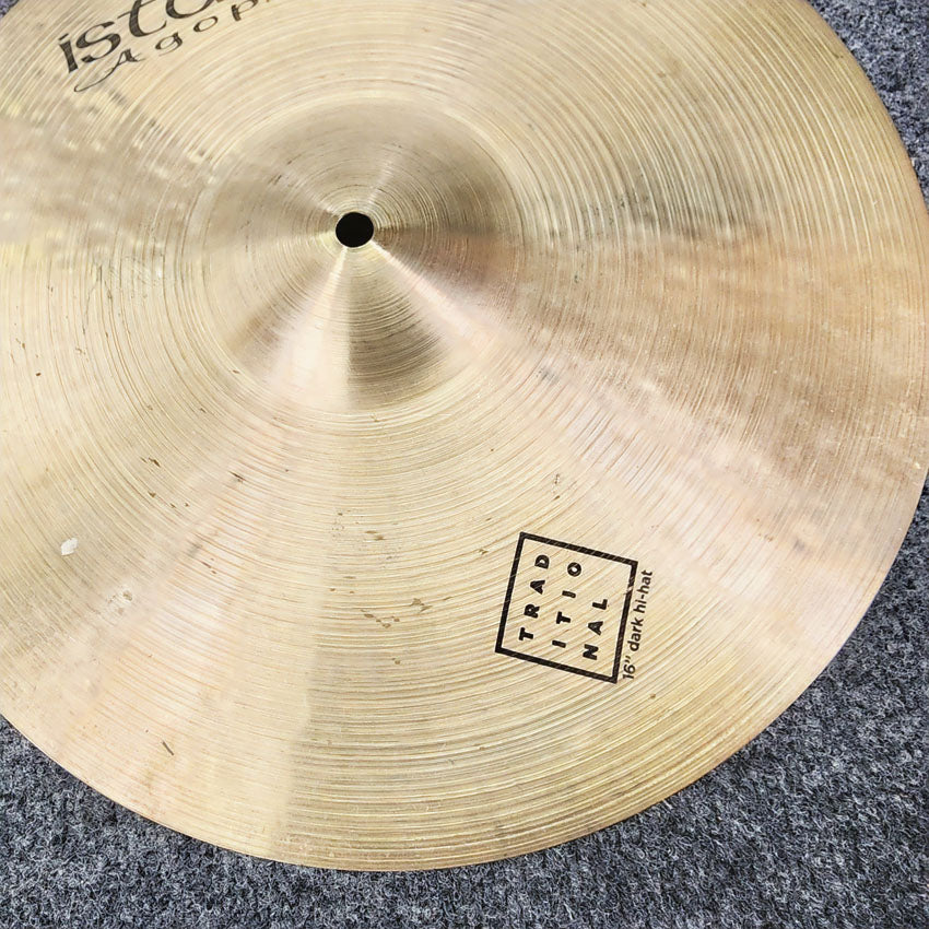 Used Istanbul Agop Traditional Dark Hi Hats 15" - Good - Drum Center Of Portsmouth