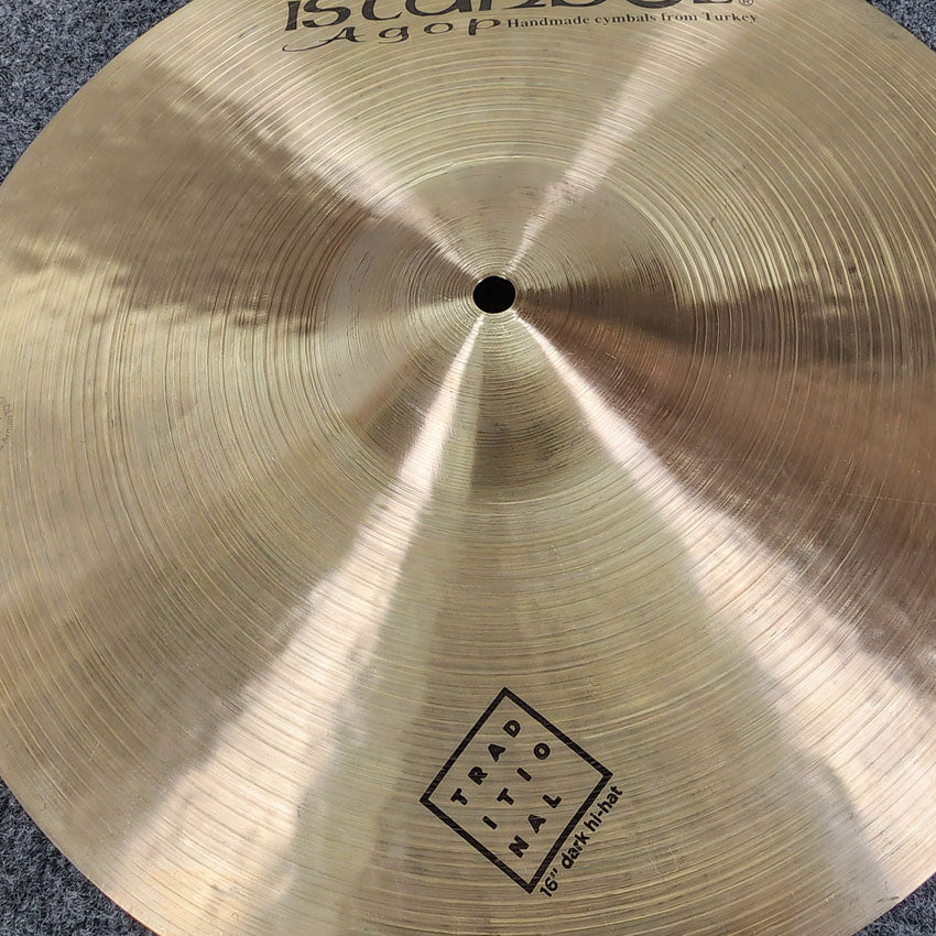 Used Istanbul Agop Traditional Dark Hi Hats 15" - Good - Drum Center Of Portsmouth
